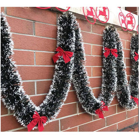 Plumas de Neve Decoração Elegante para o Natal