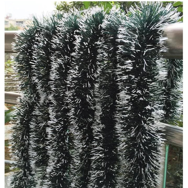 Plumas de Neve Decoração Elegante para o Natal