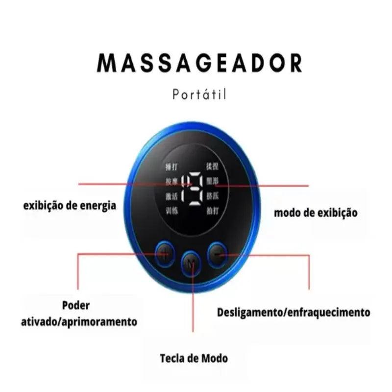 Mini Massageador Cervical Eletroterapia lojalkofertas