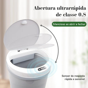 Lixeira Automática inteligente com sensor infravermelho 12 litros lojalkofertas